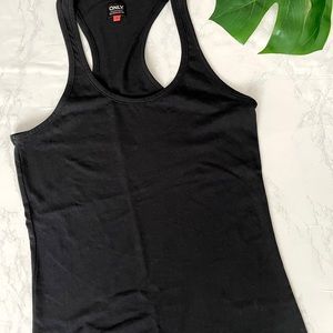 Black Body Con Racerback Maxi Dress